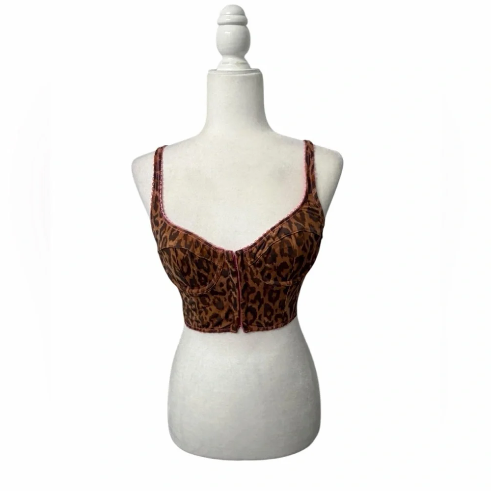 Urban Outfitters Out From Under Leopard Print Bralette